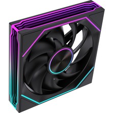 Next Gaming NG-120 Pro Argb Pwm 4 Yön Aynalı Forward (Düz)Yüksek Performans Kasa Fanı Siyah