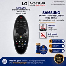 Suntel Samsung Uyumlu Mouse Özellikli Ses Komutsuz Kumanda