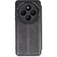 Xiaomi Redmi 14C Kılıf Flip Cover - Siyah