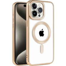 Apple iPhone 14 Pro Kılıf Kronos Magsafe Kapak - Gold