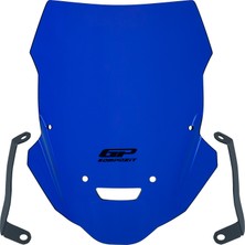 GP Kompozit Yamaha MT-25 2015-2019 Uyumlu Ön Cam Mavi - 38 cm