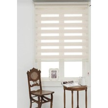 Beyazıt Tekstil Krem Bambu Zebra Stor Perde Krem 160 x 200 BYZT544