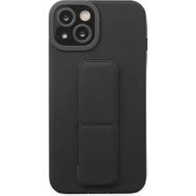 Zamerya Iphone 14 Plus Kılıf Mega Standlı Silikon - Siyah