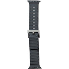 Zamerya Watch 42MM Magnus Mıknatıslı Silikon Kordon (Saat Değildir) - Siyah