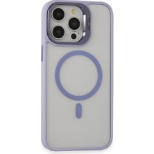 Zamerya Joko Iphone 15 Pro Kılıf Roblox Lens Magsafe Standlı Kapak - Lila