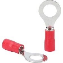 Powermaster PM-39068 0,5-1,5mm2 Kesit 25X11X8MM Soket Kırmızı Izoleli Kablo Pabucu (100'LÜ Paket)