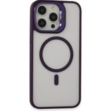 Zamerya Joko Iphone 14 Pro Kılıf Roblox Lens Magsafe Standlı Kapak - Derin Mor
