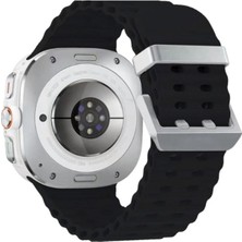 Zamerya Watch 7 Ultra KR417 Rug Silikon Kordon - Siyah