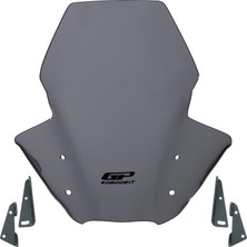 GP Kompozit Yamaha MT-07 2014-2017 Uyumlu Kısa Ön Cam Gri - 38 cm