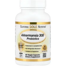 California Gold Nutrition Akkermansia 30B, 30 Bitkisel Kapsül