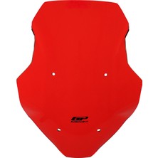 GP Kompozit Honda X-ADV 2021-2026 Uyumlu Ön Cam Kırmızı - 55 cm