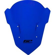GP Kompozit Honda CBR650F 2014-2018 Uyumlu Ön Cam Mavi - 34 cm