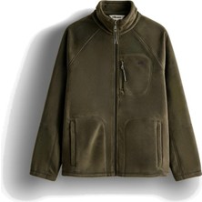Ellesse 6WM1024-KH Erkek Fermuarlı Polar Ceket Haki