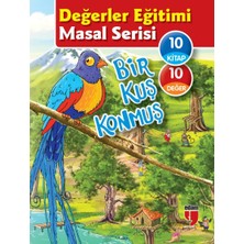 Edam Yayınları Değerler Eğitimi Masal Serisi - Bir Kuş Konmuş (10 Kitaplık Set)