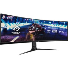 Die Grup Tr Rog Strix XG49VQ 49INÇ Kavisli Oyun Monitörü, Curved Gaming Monitor Va, Aura, Rgb, Freesync 2 Hdr, Dfhd, 3840X1080 Piksel, 1 Ms, 144 Hz, Dp, Hdmı, Usb, Mm, Vesa, 3 Yıl Ultra-Wide Hdr, Düşük Mavi Iş