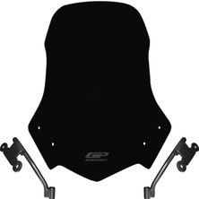 GP Kompozit Honda CB500F 2014-2018 Uyumlu Ön Cam Siyah - 49 cm