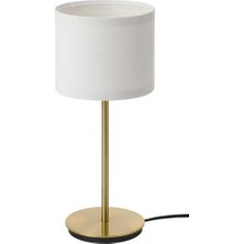 IKEA Rıngsta/skaftet Abajur , Beyaz-Pirinç Rengi, 41 cm