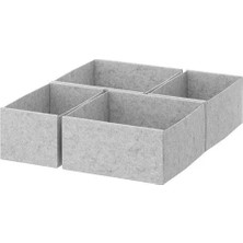 IKEA Komplement Kutu Seti , Açık Gri, 50X58 cm