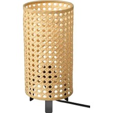 IKEA Saxhyttan Abajur , Bej-Siyah, 26 cm