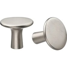 IKEA Kalerum Topuz , Metal Rengi, 30 Mm, 2 Adet
