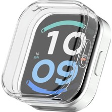 Microsonic Xiaomi Redmi Watch 6 Lite Kılıf 360 Full Round Soft Silicone Şeffaf