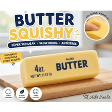 Vittuc Tereyağı Görünümlü Antistres Butter Sukuşi - Yavaş Yükselen (Slow Rising) Oyuncak