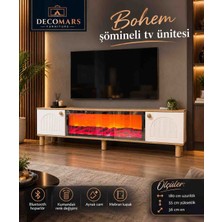 Bohem Şömineli Tv Ünitesi