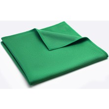 Happy Trend Ultrafiber Premium Tekli Cam Bezi 40X40 cm - Mikrofiber Cam Silme Bezi, Hav ve Iz Bırakmaz, Deterjansız Sadece Suyla Temizlik, Ayna Ekran Çelik ve Oto Camı Için, Yeşil