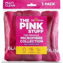 Happy Trend The Pink Stuff – Miracle Mikrofiber Kumaş Koleksiyonu 3'lü Paket