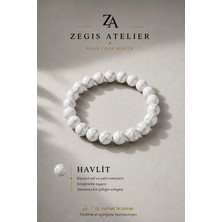 8 mm Havlit Doğal Taş Bileklik