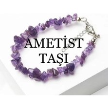 Grs Oyuncak Ametist Taşı Kırık Doğaltaş Bileklik