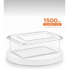 Özkan Ambalaj Temizlik Buzdolabı Saklama Kabı Dondurucu Kabı 1500 cc 50 Adet