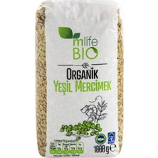 M Life Bio Organik Yeşil Mercimek 1 kg - 6 Adet