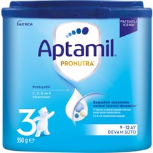 Aptamil Pronutra 3 Devam Sütü 9-12 Ay 350 G - 4 Adet
