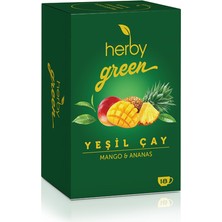 Herby Yeşil Çay Mango & Ananas 18'li 27 G - 7 Adet