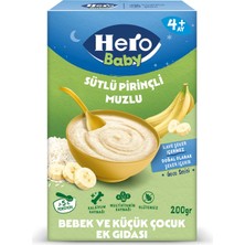 Hero Baby Sütlü Muzlu Pirinçli Ek Besin 200 G - 6 Adet