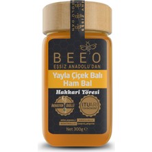 Beeo Yayla Çiçek Balı- Ham Bal (Hakkari Yöresi) 300 G - 8 Adet