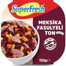 Superfresh Meksika Fasulyeli Ton 150 G - 8 Adet