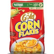 Nestle Gold Corn Flakes Tam Tahıl Mısır Gevreği 650 G - 4 Adet