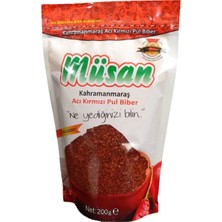 Müsan Kahramanmaraş Acı Kırmızı Pul Biber 200 G - 5 Adet