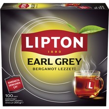 Lipton Earl Grey Bardak Poşet Çay 100'LÜ 200 G - 4 Adet