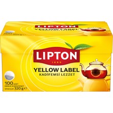 Lipton  Demlik Poşet Çay Yellow Label 100'LÜ - 4 Adet