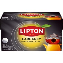 Lipton Earl Grey Demlik Poşet Çay 100'LÜ 320 G - 6 Adet