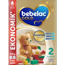 Bebelac Gold Konfor 2 Devam Sütü 6-12 Ay 800 G - 3 Adet