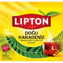 Lipton Doğu Karadeniz Bardak Poşet Çay 100'LÜ 200 G - 5 Adet