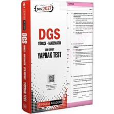 TeknoKapsül Pegem Akademi 2027 Dgs Türkçe Matematik Yaprak Test