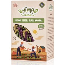 Hüma Organik Sebzeli Burgu Makarna 250 G - 8 Adet