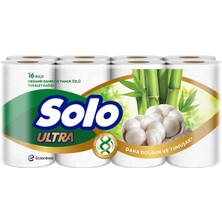 Solo Ultra Organik Bambu & Pamuk Özlü Tuvalet Kağıdı 16'lı - 3 Adet