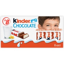 Kinder Chocolate 8'li 100 G - 8 Adet