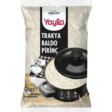 Yayla Trakya Baldo Pirinç 2 kg - 4 Adet